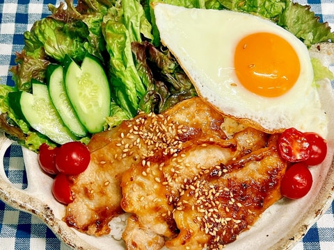 タレ＋コチュジャンで！韓国風★豚丼